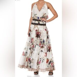 Camilla Multicolor Floral Maxi Skirt